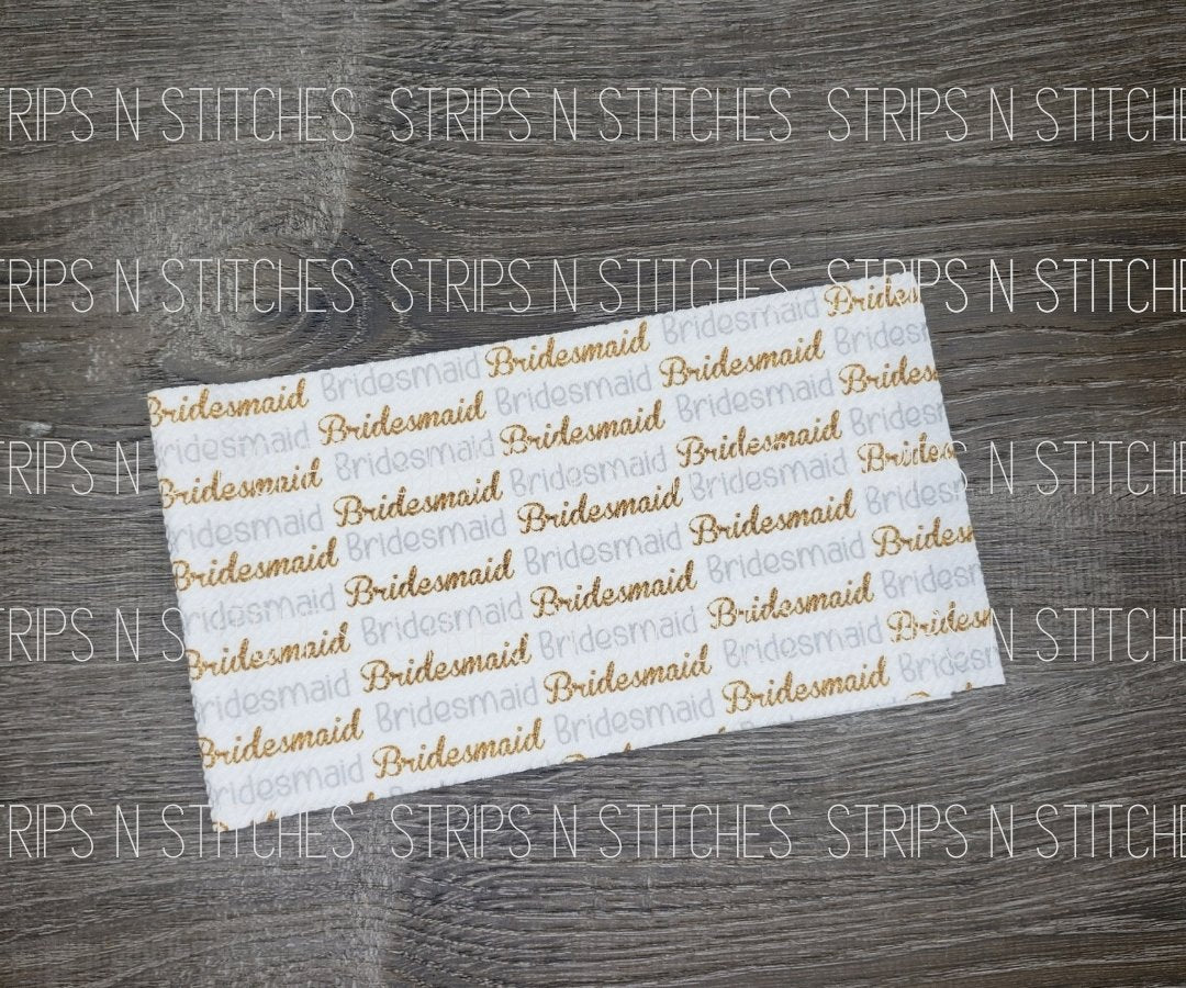 Bridesmaid Fabric Strip- Bow Making- Headwrap- Scrunchies