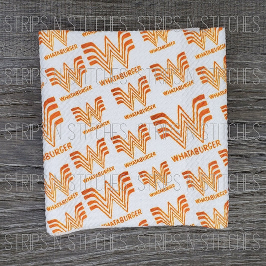 Whataburger | Fabric Strip- Bow Making- Headwrap- Scrunchies