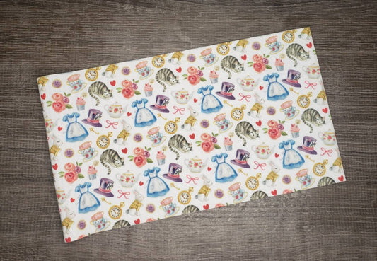 Wonderland Fabric Strip- Bow Making- Headwrap- Scrunchies