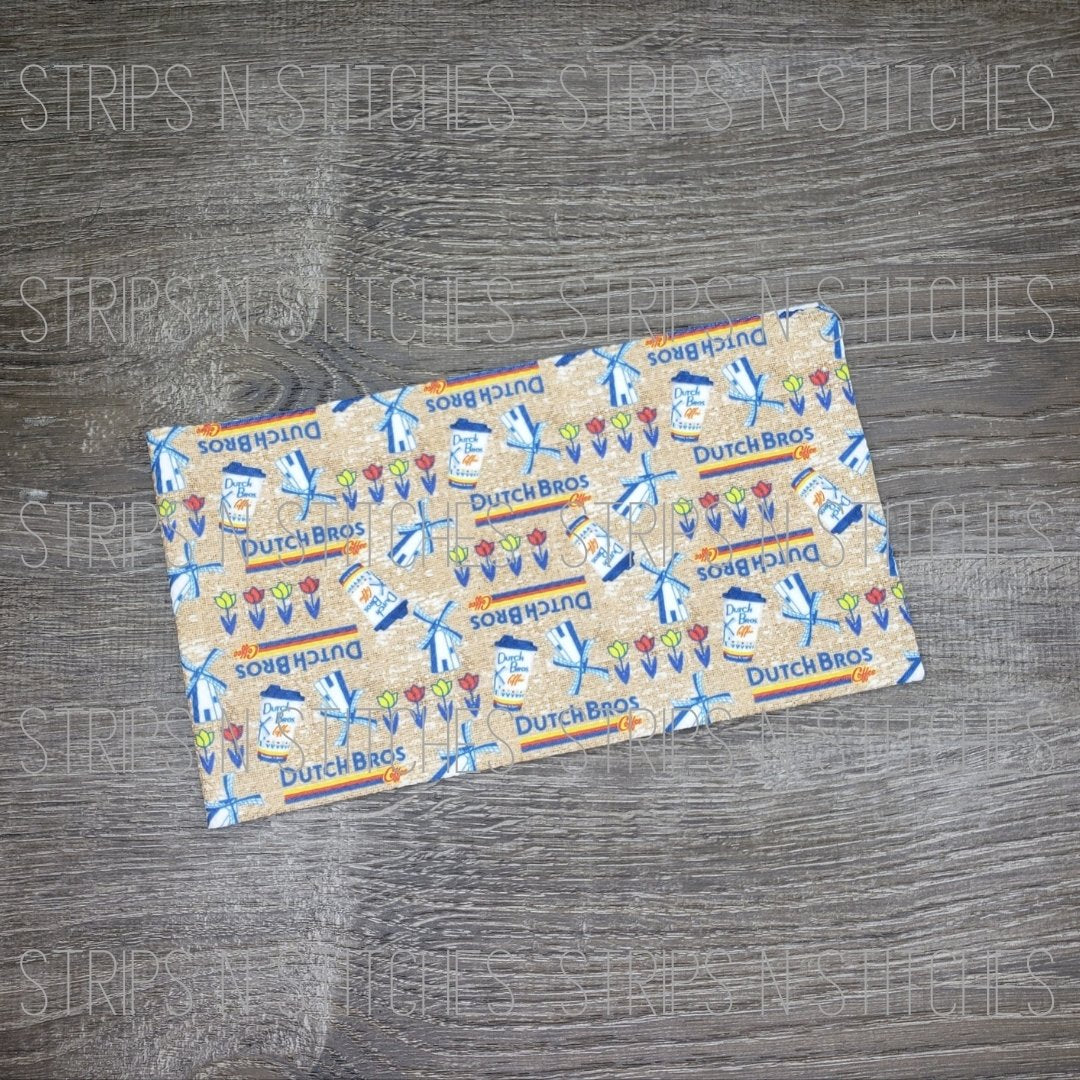 Dutch Bros Coffee Burlap Fabric Strip- Bow Making- Headwrap- Scrunchies