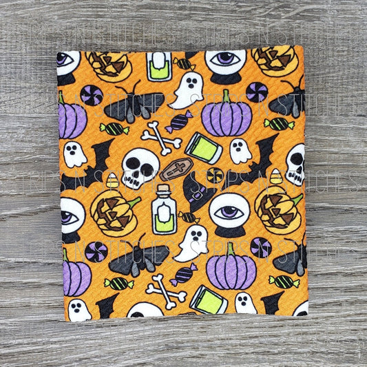 Boo Scatter | Fabric Strip | Bow Making | Scrunchie | Shop more prints at www.st