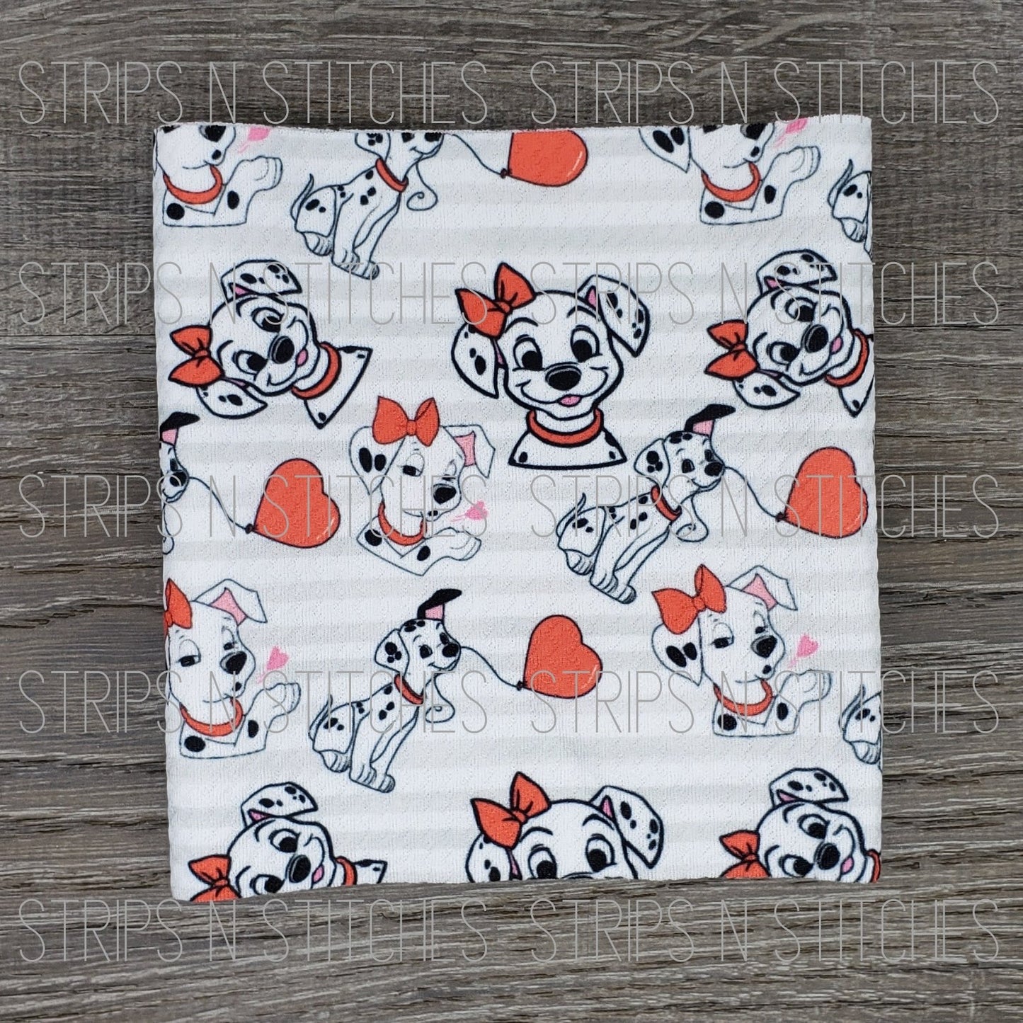 Dalmation Love | Fabric Strip | Bow Making | Scrunchie |