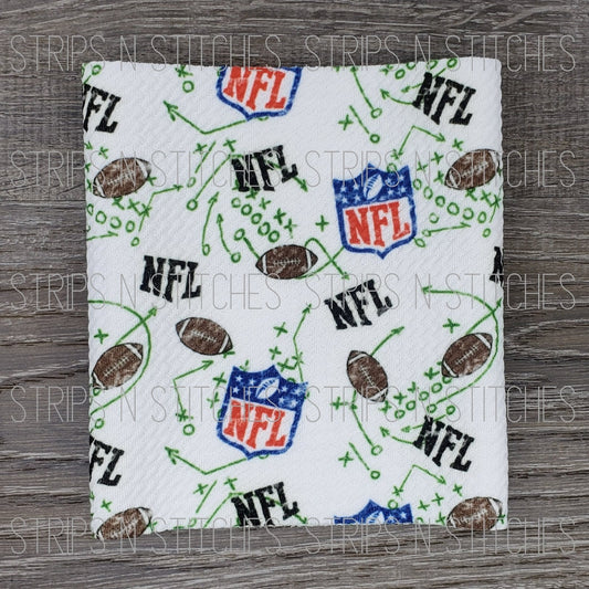 NFL Logos | Fabric Strip- Bow Making- Headwrap- Scrunchies