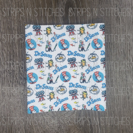 Dr. Seuss | Fabric Strip- Bow Making- Headwrap- Scrunchies