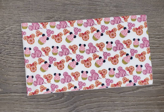 Magical Mouse Sweets Fabric Strip- Bow Making- Headwrap- Scrunchies