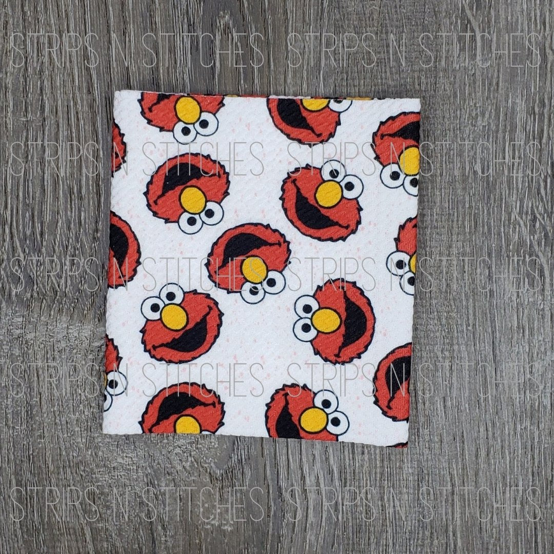 Elmo Heads - Fabric Strip- Bow Making- Headwrap- Scrunchies