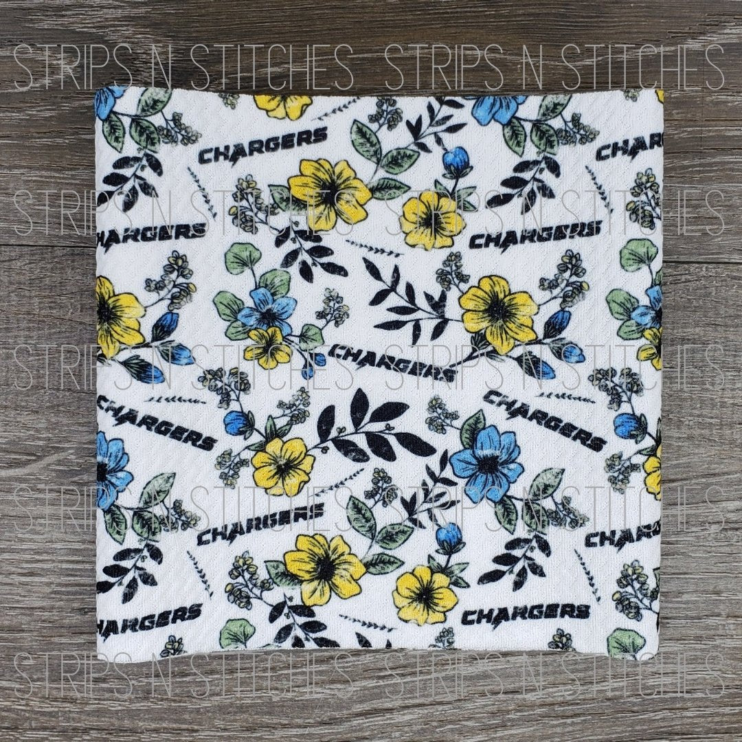 NFL Floral Teams| All 32 Teams Available | Fabric Strip- Bow Making- Headwrap- S