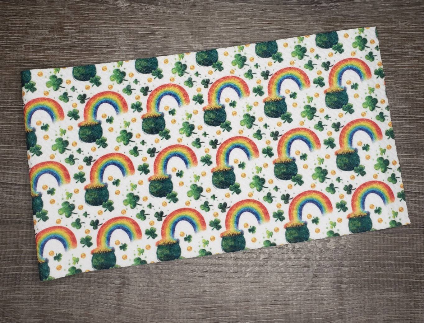 Pot O' Gold  Fabric Strip- Bow Making- Headwrap- Scrunchies