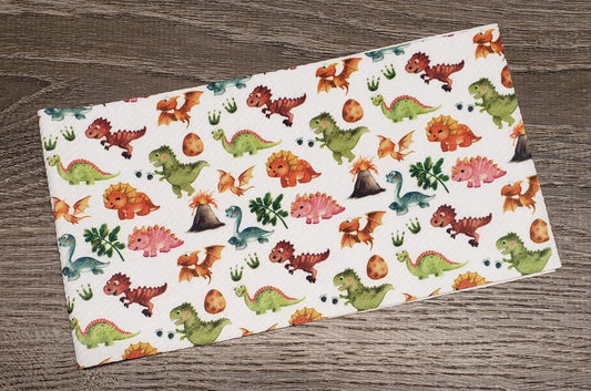 Dinosaurs Fabric Strip- Fabric Strip- Bow Making- Headwrap- Scrunchies