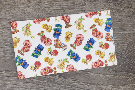 Strawberry Girl  Fabric Strip- Bow Making- Headwrap- Scrunchies