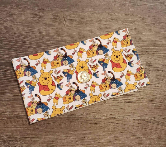 Pooh and Friends Fabric Strip- Bow Making- Headwrap- Scrunchies