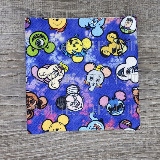 Disney Friends Mouse Heads | Fabric Strip | Bow Making | Scrunchie |