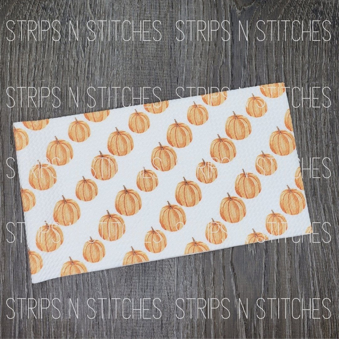 Harvest Pumpkins Fabric Strip- Bow Making- Headwrap- Scrunchies