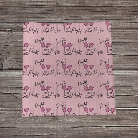 Scatter Piglet with Text | Fabric Strips | Bow Making | Headwrap