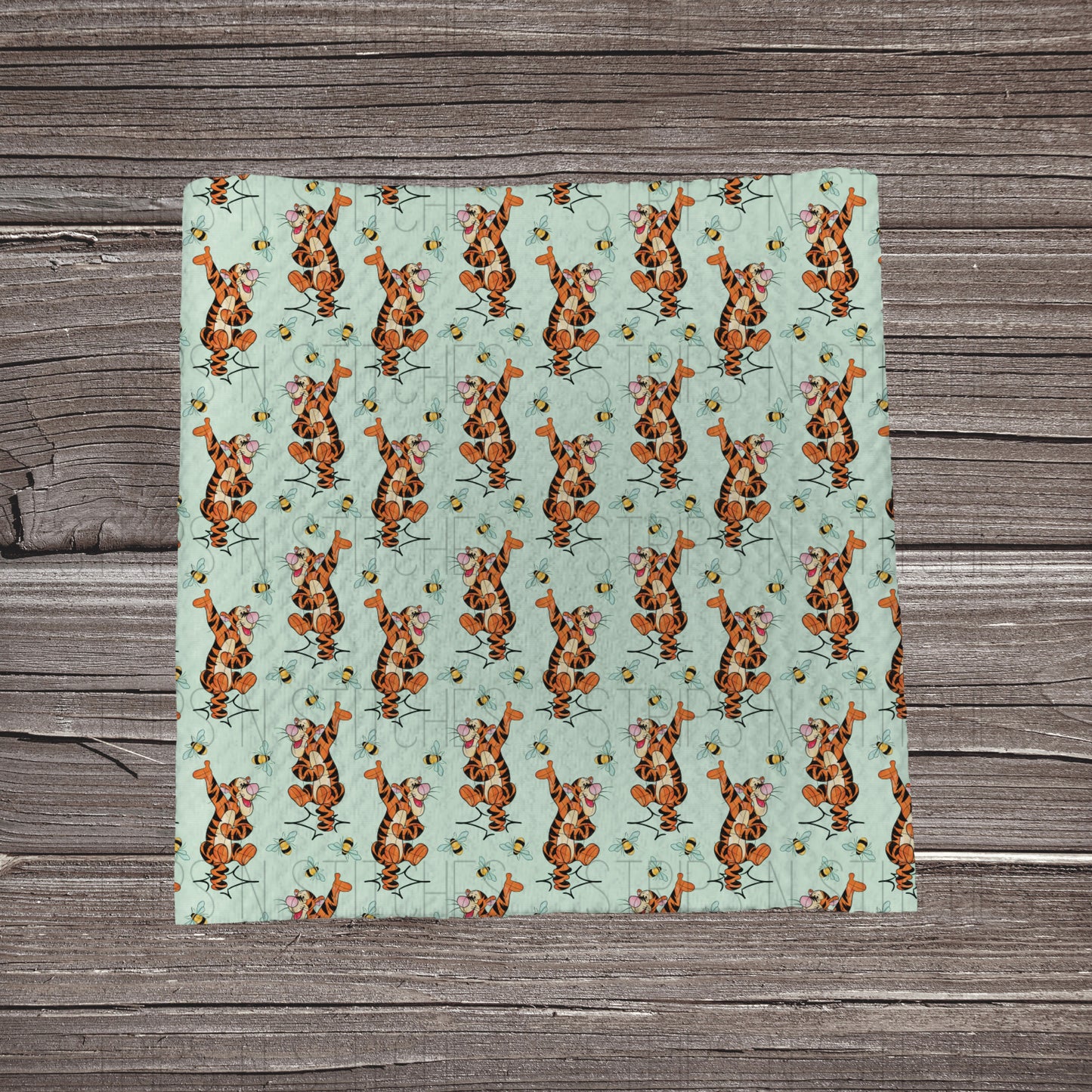 Bouncy Tigger- Mint | Fabric Strip- Bow Making | Headwraps
