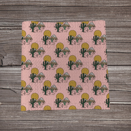Pink Desert | Fabric Strip- Bow Making- Headwrap- Scrunchie