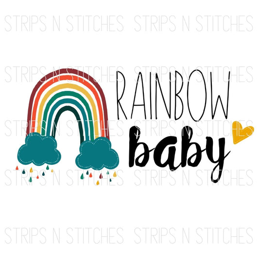 Rainbow Baby | Sublimation Transfer | Create your own