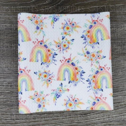 Floral Rainbows | Bow Making- Headwrap- Scrunchies