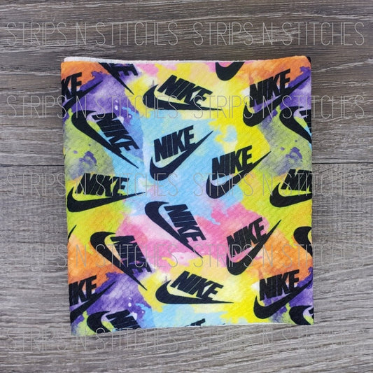 Nike- Watercolor | Fabric Strip- Bow Making- Headwrap- Scrunchies