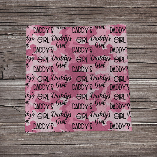 Daddy's Girl Pink Camo | Bow Making | Headwrap | Scrunchies