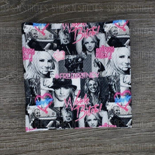 Britney | Bullet Fabric Strip | Bow Making | Scrunchie |